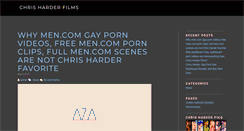 Desktop Screenshot of chrisharderfilms.com
