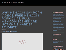 Tablet Screenshot of chrisharderfilms.com